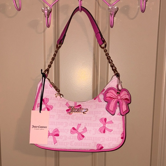 Juicy Couture Handbags - 🎀 Juicy Couture Simply Sweet Bow Coquette Shoulder Bag 🎀